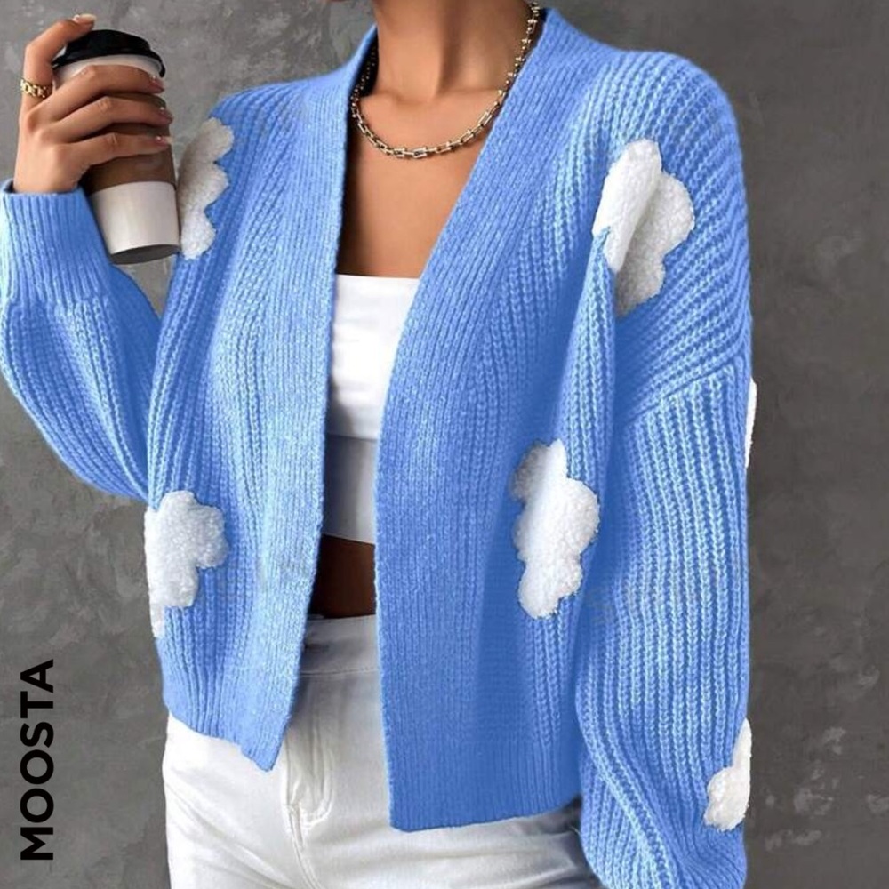 SHEIN cloud knitted cardigan in good condition